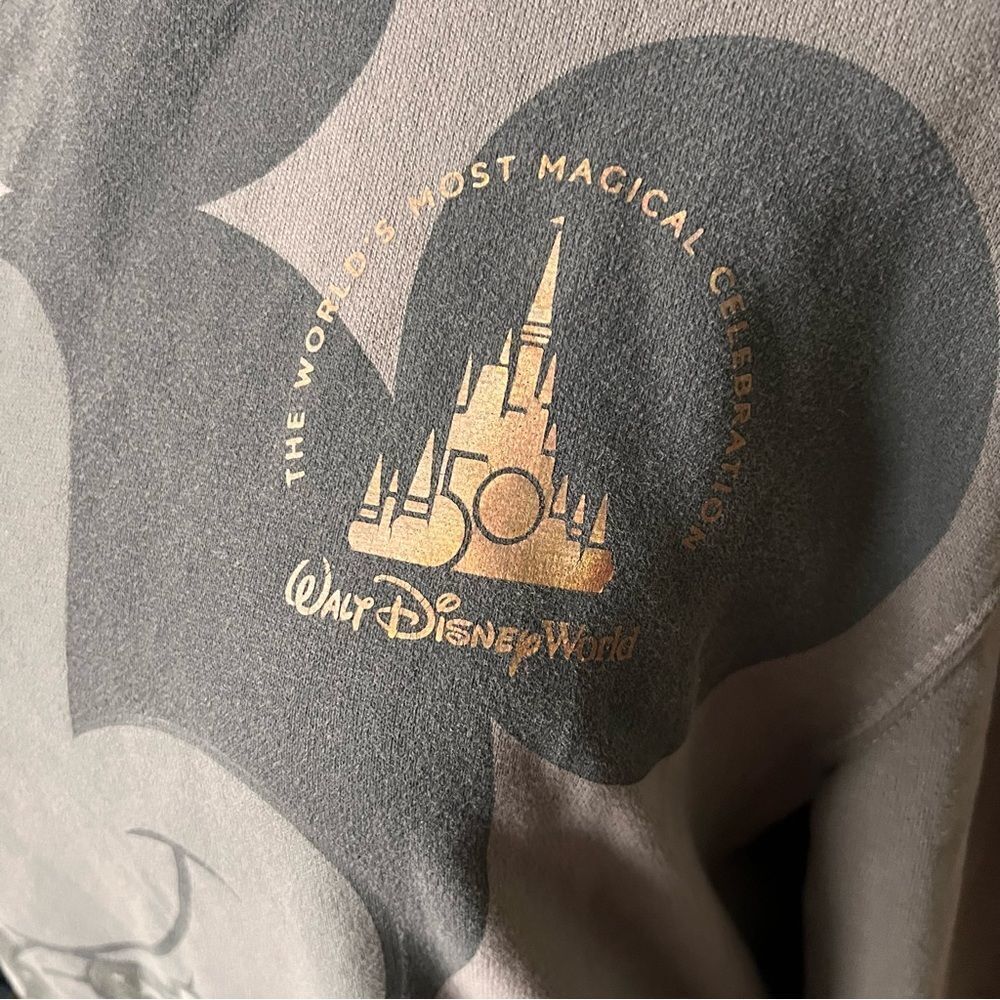 Walt Disney World 50th Anniversary Mickey Mouse Crewneck Sweatshirt - Picture 2 of 8
